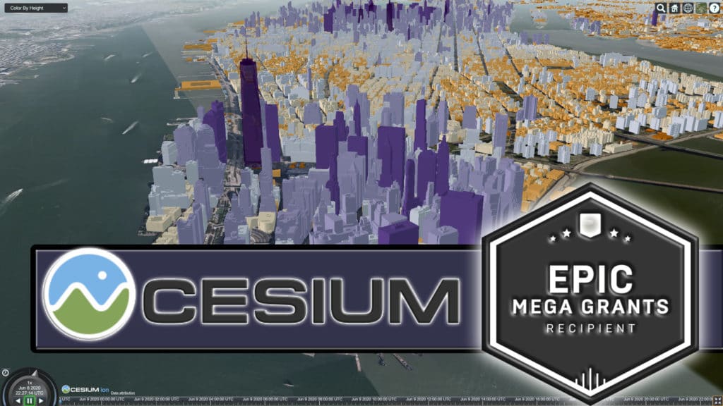 Cesium Wins Epic MegaGrant