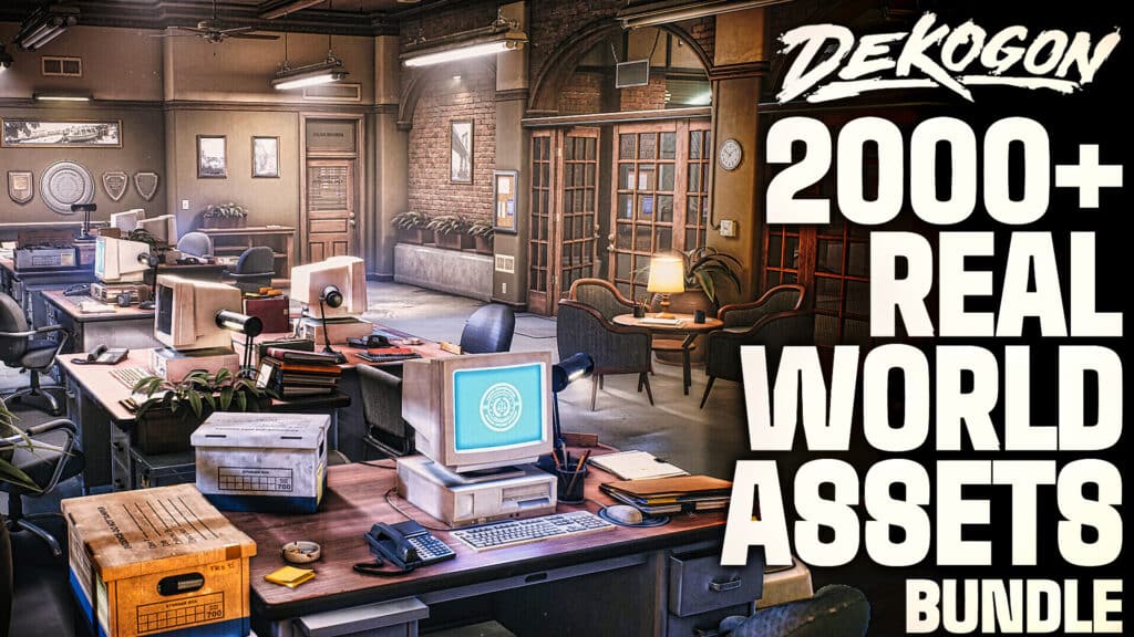The Dekogon Townscape Essentials Unreal Engine Asset Humble Bundle is a large collection of 3D environment assets for UE 5+ rerun