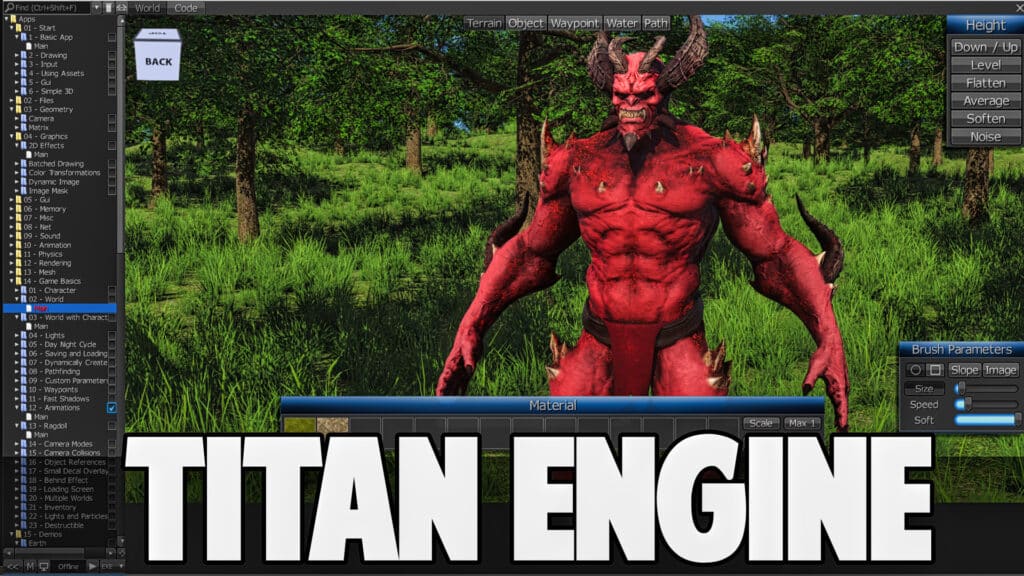 The Esenthel Titan Engine is a cross-platform C++ based game engine for Windows, Mac and Linux that makes C++ scripting easy.