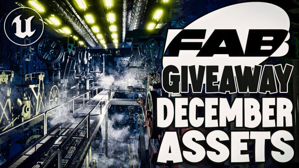 The Fab free Unreal Engine (and Unity and Godot) asset giveaway for December 2024 is here with 3 free for the month assets available.