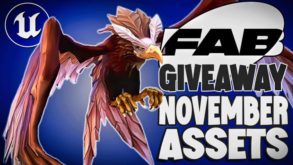 Epic Games are giving away more Unreal Engine assets with the November 2024 Fab Asset giveaway (also shown in Godot).