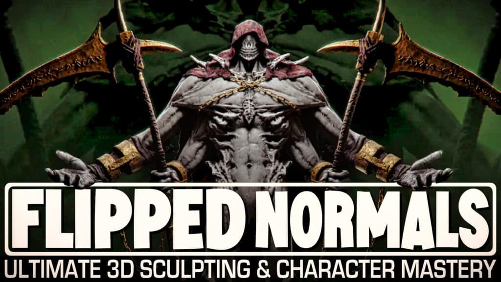 the Flipped Normals 3D Sculpting & Character Mastery Humble Bundle