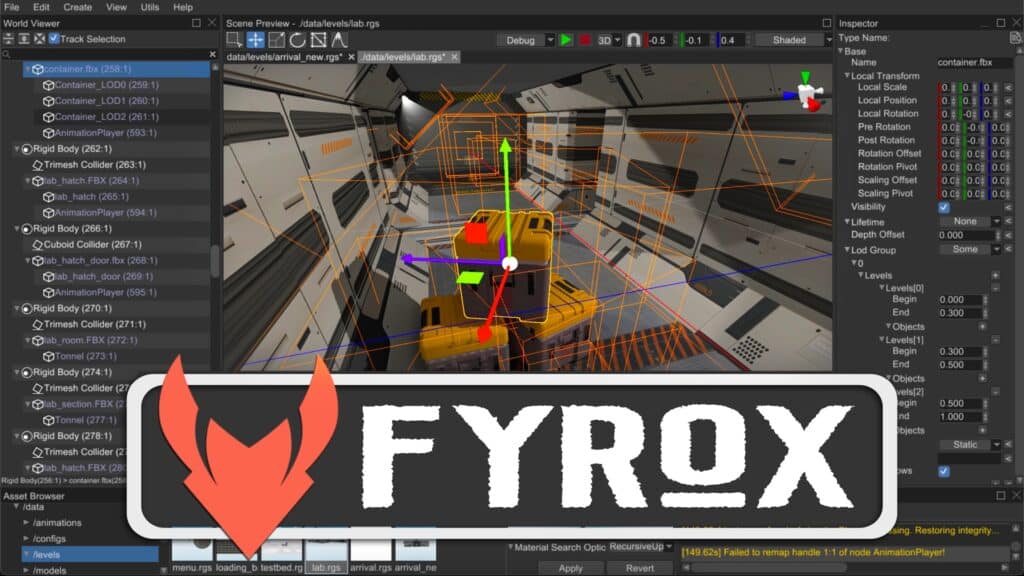 The Rust Powered Fyrox game engine just got a huge upgrade with the release of Fyrox 0.34 including massive editor improvements.