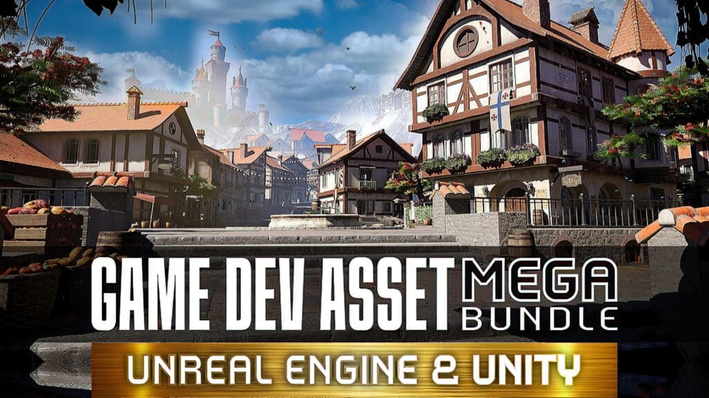 The GameDev Asset Mega Bundle is a huge collection of 3D environments and models for Unity and Unreal Engine from Hivemind Studios