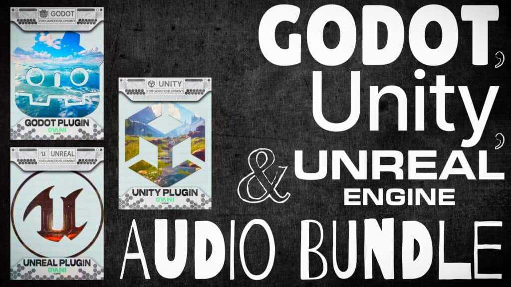 New Melodic Mayhem Sound FX Foley and Music Bundle from Ovani with Unreal Engine, Godot and Unity plugins
