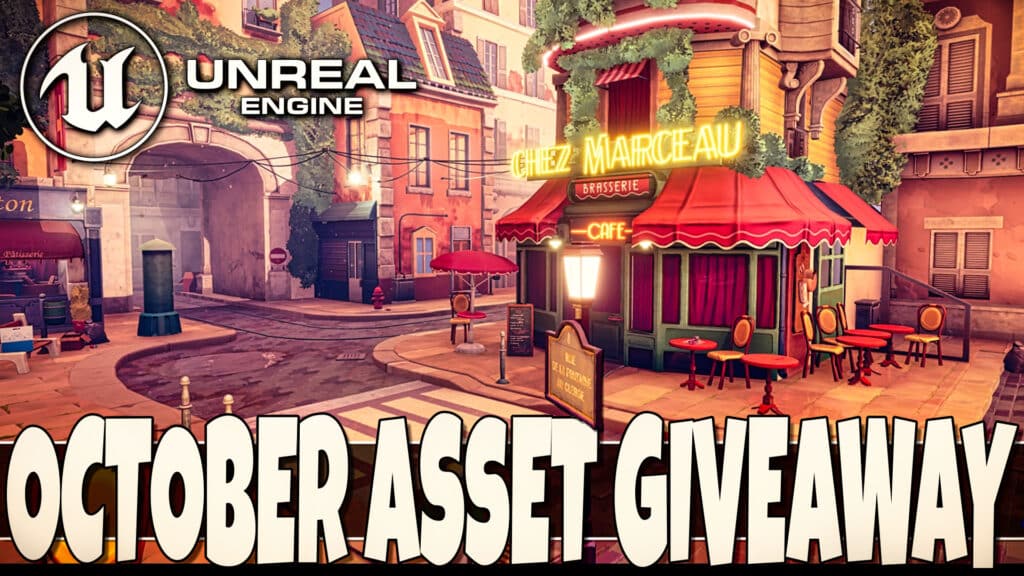 The Unreal Engine September 2024 asset Epic Marketplace giveaway is here with 5 free for the month assets for UE developers