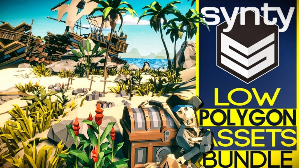 The Best of Synty POLYGON low poly gamedev asset bundle remix #3 on Humble Bundle, for Unreal, Unity and Godot game engine.