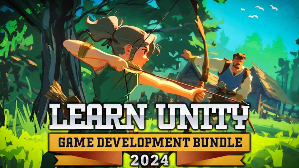 The Learn Unity Game Development 2024 is a colleciton of Unity game engine courses on Humble Bundle from the excellent GameDevTV