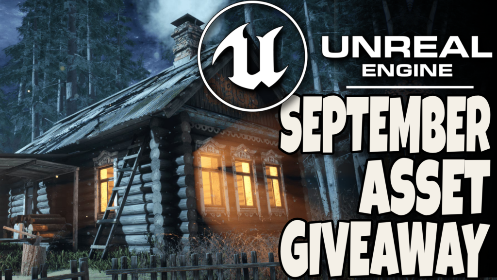 The Unreal Engine September 2024 asset Epic Marketplace giveaway is here with 5 free for the month assets for UE developers